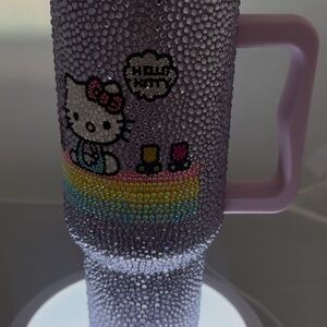 Hello Kitty Rhinestone Tumbler with Handle